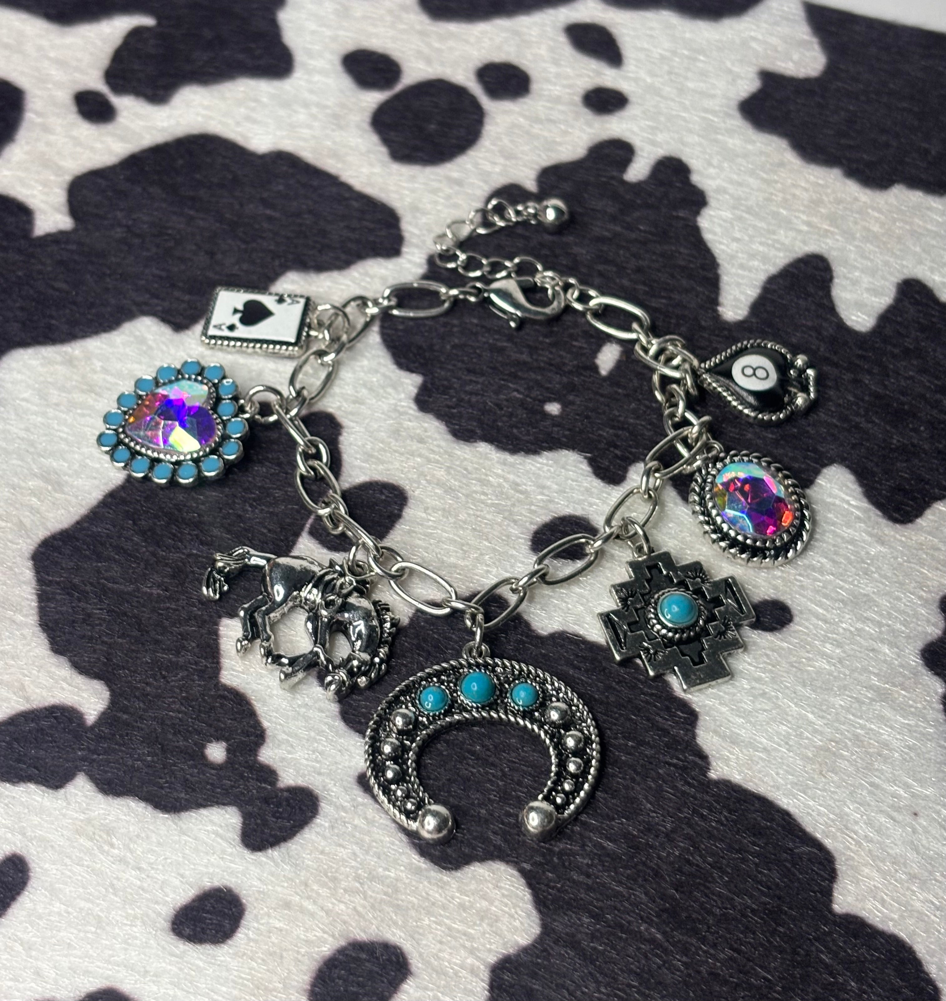 Cowgirl charm bracelet ￼