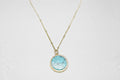 Gold & turquoise necklace