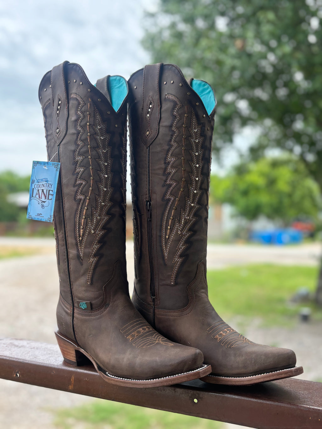 “FABI” Tabaco Tall  Boots