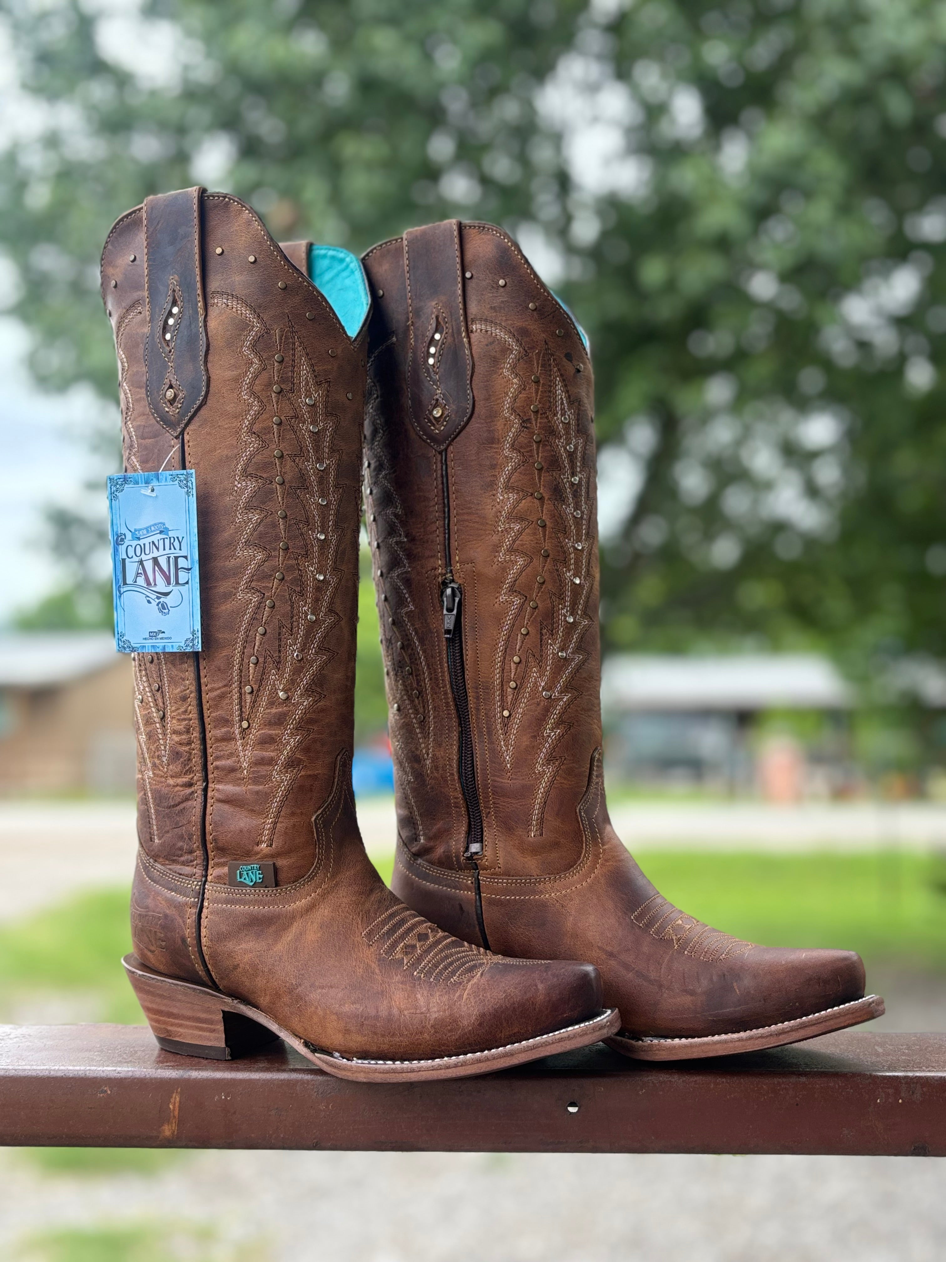 “Florencia” Miel Tall Boots