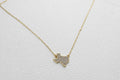 Gold Texas rhinestone necklace