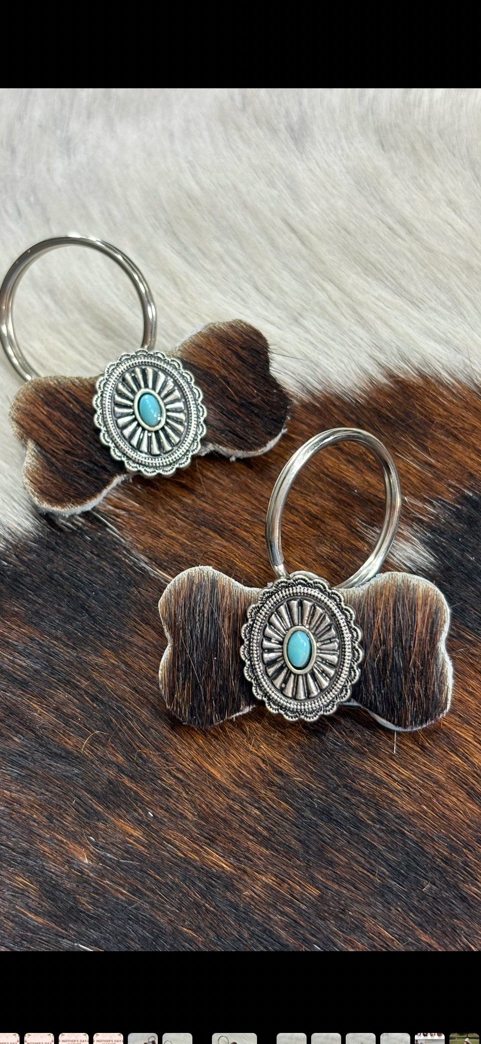 Genuine Cowhide dog tags