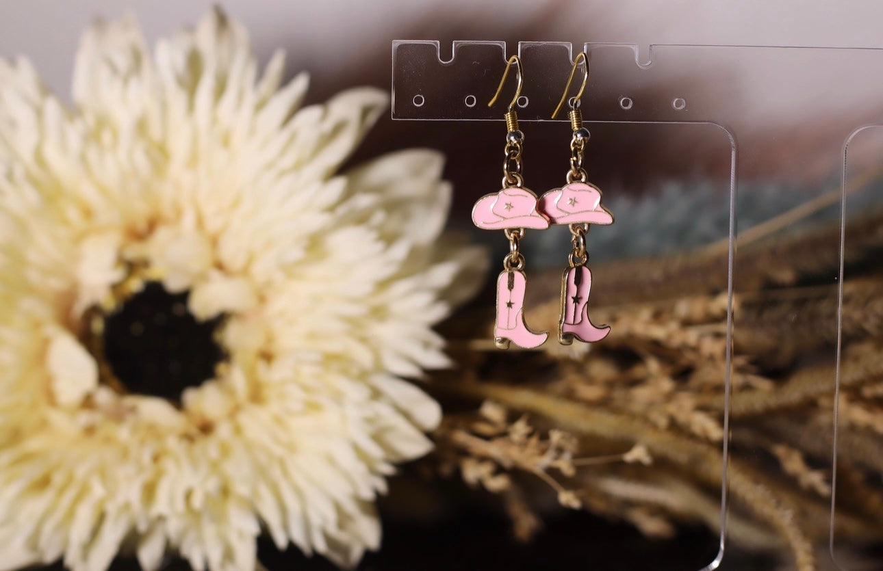 Barbie cowgirl earrings jewelry